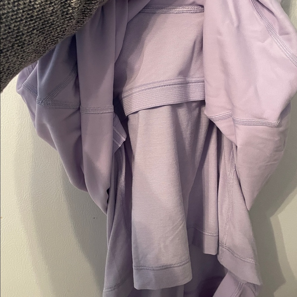 Lululemon Size 14 Baby Purple Align Dress With Under Shorts Pockets Padded Tank - Picture 4 of 10